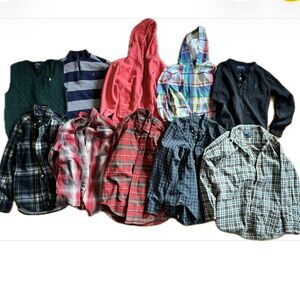Polo Ralph Lauren 10 Piece 10-12 Year Old Boy’s Fall/Winter/Spring Bundle